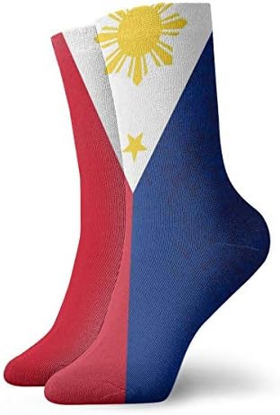 Ankle Short Sports Socks Philippine Flag Unisex Non Slip Casual Dress Boat Stocking For Men Women Running
