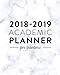 2018-2019 Academic Planner for Teachers: Weekly & Monthly Lesson Planner for Teachers | 2018-2019: Marble, July 2018 - June 2019, 8
