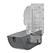 Wall-Mounted Manual Dispenser for Foaming Hand Soap and Hand Sanitizer by GP PRO (Georgia-Pacific), Translucent Smoke, 53053, 5.600