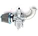 AUTOKAY Lawn mower Carburetor with Air Fuel Filter (for 110cc 125cc 140cc Pit Dirt Bike)