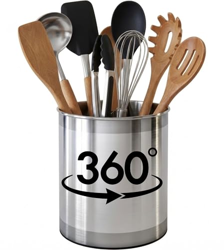 Cooler Kitchen Rotating Utensil Holder