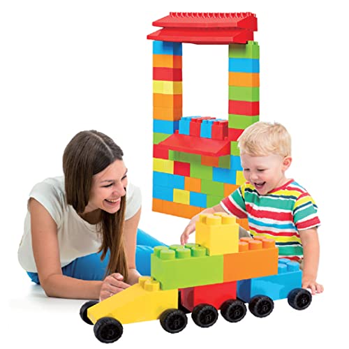 MassBricks Large Blocks for Toddlers 48 Pieces Giant Building Blocks