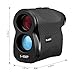 SUAOKI Golf Range Finder Laser Rangefinder 656 Yards/600 Meters with Flag-Lock, Fog, Distance, Speed Measurement, Black