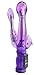 6 Multi Frequency Speed Vibrator G-spot Triple 3 Points Stimulation Wand Anal Butt Masturbating Plug purple (1#) (Purple)