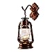 INJUICY Kerosene Wall lantern Light, Vintage Metal & Glass Wall Sconce Lights for Bedroom Living, Dining Room, Cafe Bar, Hallway Décor