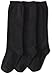 Jefferies Socks Girls 2-6X School Uniform Knee High 3 Pair Pack, Black, Small