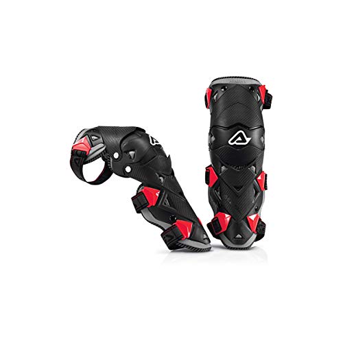 Acerbis Impact EVO Knee/Shin Guards (Black/RED)