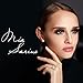 Mia Sarine Womens Cubic Zirconia Crossover Bypass Half Hoop Earrings in Rhodium over Sterling Silver