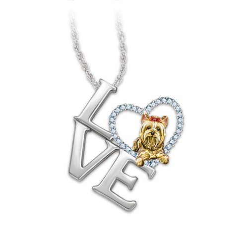 ”Love is a Yorkie” by Bradford Exchange