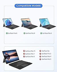 Surface Pro Keyboard, Ultra-Slim Portable Bluetooth