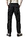 CQR Men's Tactical Combat Cargo Pants, Water Resistant Ripstop, Military Outdoor Hiking Work Apparel, Inspired Assault Cargo Pants Black, Medium