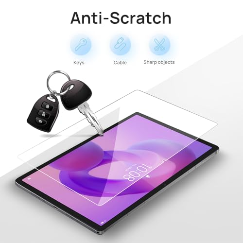 Gerutek [2 Pieces Screen Protector for Lenovo Idea Tab 11 inch 2025/Tab M11/Tab K11, (TB-336FU/336ZU/330FU/331FC), 9H, Anti-Scratch, Anti-Fingerprint, Bubble-Free, Tempered Glass for Lenovo idea tab 11