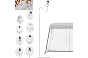 EYSAFT Baby Monitor Floor Stand Holder Mount Compactible for Nanit Pro & Flex Stand,Infant Optics DXR-8 Pro,VTech VM901/VM819/RM7764,Momcozy,HelloBaby,eufy E110,nooie IPC100,Motorola VM75/VM50G/VM44