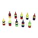 uxcell® 10pcs 3mm Air Tube Multicolor Striped Plastic Airstone Diffuser for Aquarium