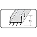 M-D Building Products 06528 36 in. White Vinyl U-Shape Screw-on Under Door Seal