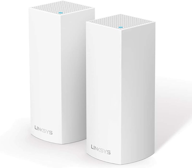 Linksys Velop Tri-Band Whole Home Mesh WiFi System AC2200 2-Pack White
