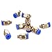 Eowpower 10 Pieces PC4-M6 Pneumatic Straight Fitting Joint for Outer Diameter 4 mm Nylon Tube, M6 Thread