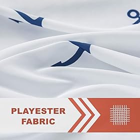 LanMeng Standard Fabric Shower Curtain, Elegance Luxury for Bathroom, Gold Ship's Anchor White Background, Machine… 41arHIB8wJL