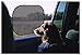 Car Sun Shade Window Magic Cling Sun Shades. Blocks 97% of Harmful UV Rays Protects Your Child From Sunlight & Glare 2X Premium Baby Child Car for Side and Rear Window Sunscreens