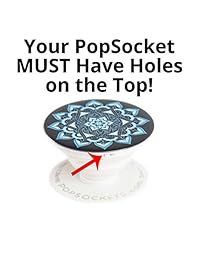 Un mejor diseño en su agarre de teléfono en 12 segundos   Compatible con PopSockets   16 bonitas fundas intercambiables (no pegatinas)   oro rosa, negro, blanco y mármol para niñas y iPhone por Prohelix