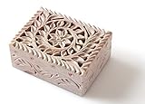 StarZebra - Handmade Cute Jewelry Box for Girls with Fine Detail of Jaali Lattice Work From India