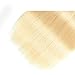 ALLRUN Straight Human Hair 613 Blonde Hair Bundles With Closure Free Part Grade 7A Brazilian Human Hair Double Weft Bleached Blonde Hair(12 14 16 +10