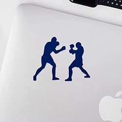 Transparent Decal Stickers of Boxers Boxing