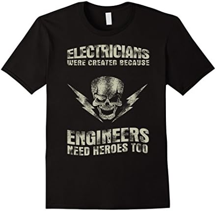 Men's Electrician Tools Store - Engineers need heroes too - Small Black
