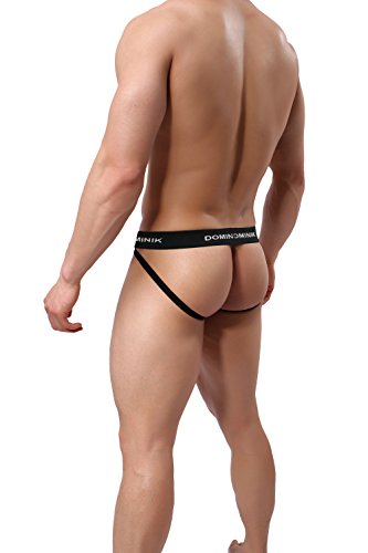 Dominik Jock Straps Thong Underwear, 10 Colors, Mens (M, Marina Blue) - Thumbnail 3