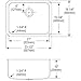 Elkay Lustertone ELUH211510 Single Bowl Undermount Stainless Steel Kitchen Sink