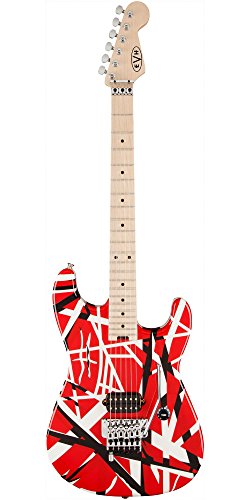 EVH Striped Series - Red, Black, and White