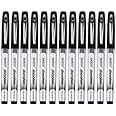 BaoKe Gel Ink Pens Rollerball Pens，Signature Pens 0.5mm，Medium Line, Box of 12 Pack PC978 (Black)
