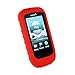 TUFF LUV Silicone Gel Skin Case & Screen Cover for Garmin Golf Approach G8 - Red