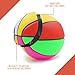 Aoneky Rubber Size 3/Size 5 Basketball - Colorful Rainbow Ball for Kids Aged 3-10 Years Old, Girls Boys Mini Sport Ball Toy, Ball Pump Included (Size 3)