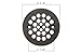 Premier Copper Products D-415ORB 4.25-Inch Round Shower Drain Cover, Oil Rubbed Bronze