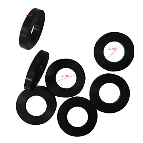 MENSI Propane Gas Adapter Accessories Soft Rubber Pipe Connector Gas Leakage Sealing O-Ring Gaket Set of 10 - Thumbnail 2