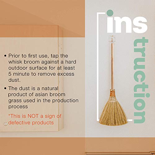 6 Natural+Whisk+Sweeping+Handle+Broom