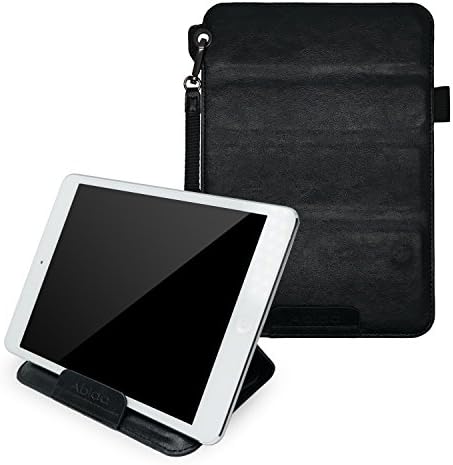 Abida iPad Case, Leather Tablets Case, Protective iPad Cover for iPad Mini 4/3/2, Samsung Galaxy Tab A 8.0 / ASUS ZenPad 8.0 and Other 6-8 inch Tablets-Black
