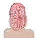 Smartinnov 13x4 HD Lace Front Bob Wigs, Pink Human Hair 8inch Bob Pre Plucked Glueless Short Cut 180% Density HD Transparent Lace Frontal Bleached Knots Pink Bob Wigs Brazilian Virgin Hair for Women