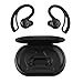 JLab Audio Epic Air True Wireless Bluetooth 4.1 Sport Earbuds | with Mic & Charging Case | Noise Isolation | 36 Hours Playtime | IP55 Sweat Resistant | Black