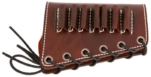 Diamond D Leather Rifle Butt Cuff- 30-06 - Brown