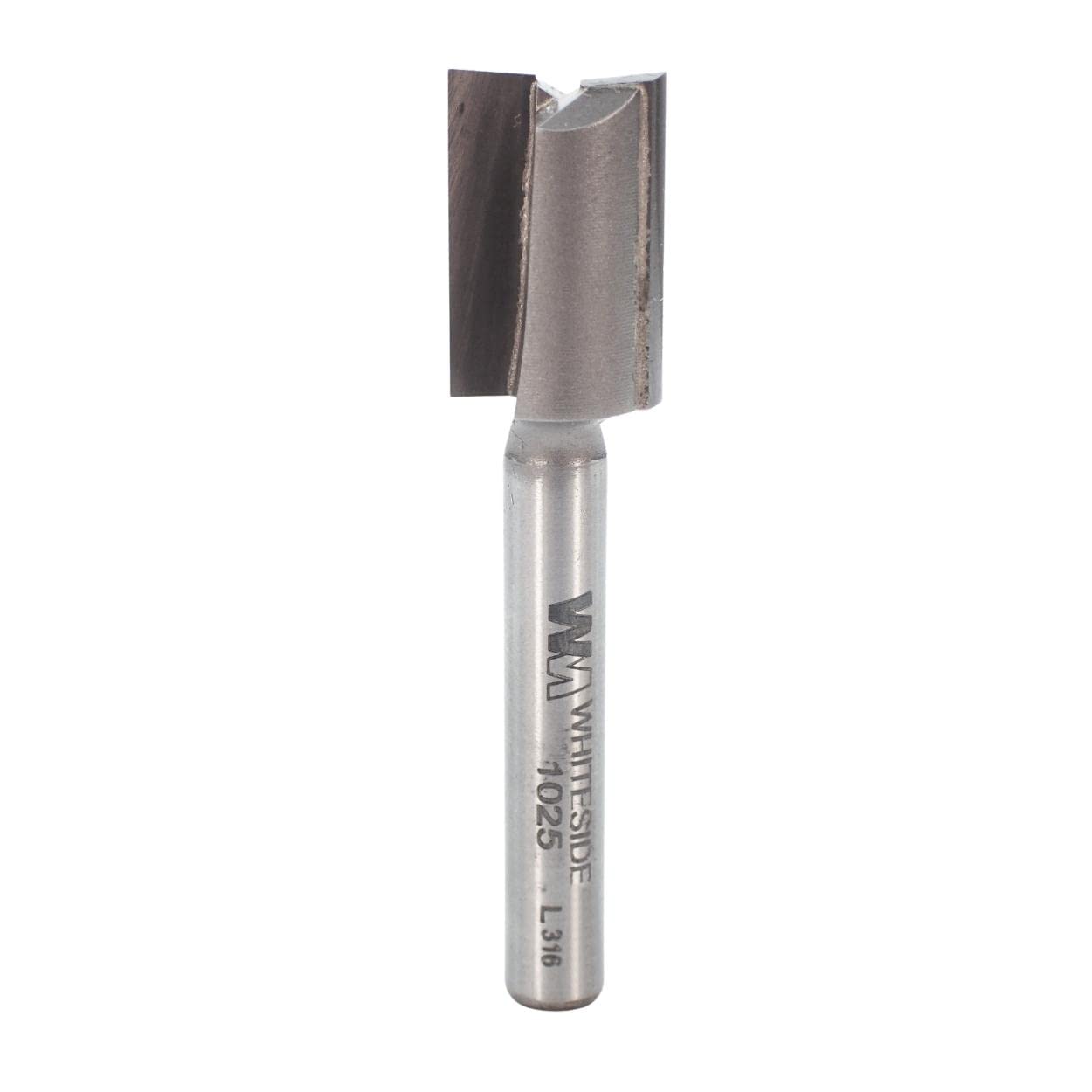 Whiteside Router Bits 1025 Straight Bit with Half Inch Router Bits, 12-Inch Cutting Diameter, 34-Inch Cutting Length