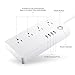 WiFi Smart Power Strip YWTESCH Smart Multi Outlet Surge Protector Compatible with Alexa Remote Control with 4 AC Outlets and 4 USB Ports Via Android iOS Smartphone Tablets