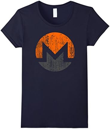 Womens Vintage Monero Logo Tee Medium Navy