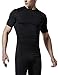 CLSL TM-R36-BB_X-Large Tesla Men's Thermal Coldgear Compression Baselayer Short Sleeve T Shirts R36