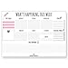 CUPCAKES & KISSES Desk Pad Calendar for Writing I Paper I Tear-Off Sheets I for Dates & Notes I Daily Planner & Weekly Overview I to-Do List I 2019