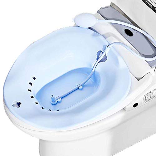XSSG Hip Bathtub Non-Squatting Body-Cleansing Pregnant Women Special Bathtub wash Buttocks, Pelvis, Anus and intestine postoperative Care Basin (Blue) - Thumbnail 7