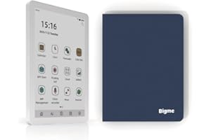 Bigme B6 Color Ebook Reader, 6 Inch e-Paper Tablet, 4GB+64GB Storage, Android 14,White (White)
