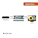 J-Tech Digital HDMI 2.0 Repeater Connecter Extender Coupler Extender Signal Booster Support 1080P, 4Kx2K@60HZ HDCP2.2/1.4 EDID Passthrough CEC HDR Bandwidth up to 18Gbps