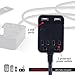 GE Pro 2 Outlet 2 USB Surge Protector, 12W/2.4A Total USB Power, 10 ft Braided Extension Cord, for iPhone 11/Pro/Max/XS/XR/X/8, iPad Pro, Samsung Galaxy, Google Pixel, 250 Joules, Black/Gray, 41500